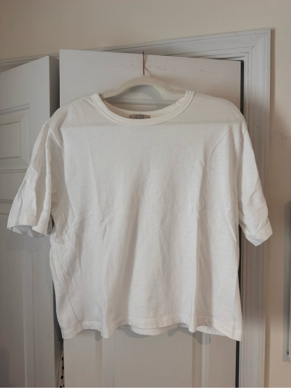 AYR Practice Tee, Oyster, Medium